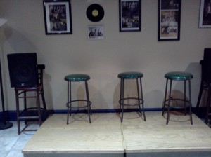 Interview area, Asheville Radido Cafe