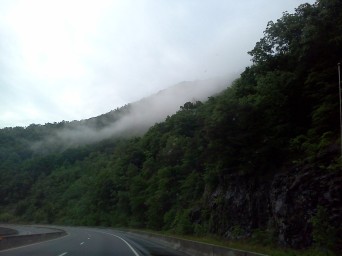 Mist on the Mountain in North Carolina 